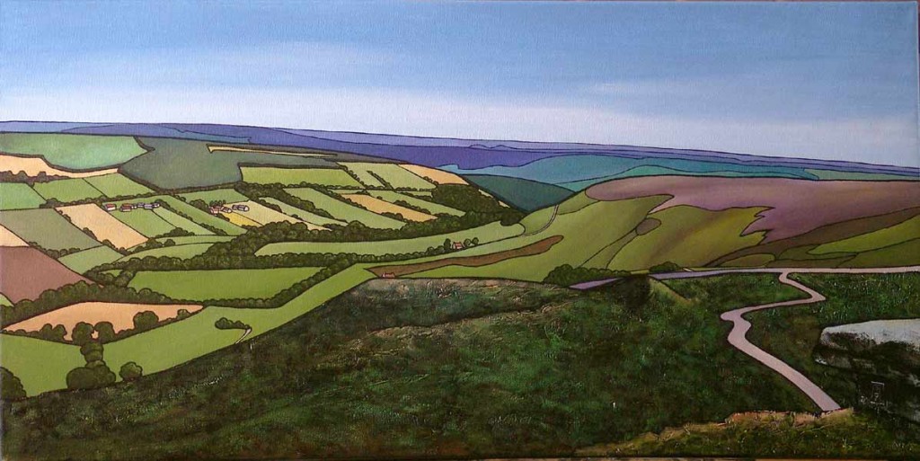 Rosedale. oils on canvas. Currently in Coast gallery, Cloughton