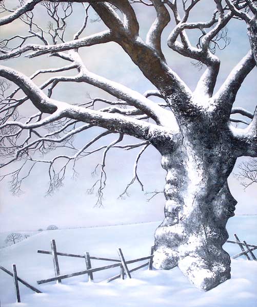 Oak III. January 2010. oil on canvas, 80 x 100 x 7.5 cm. £750.